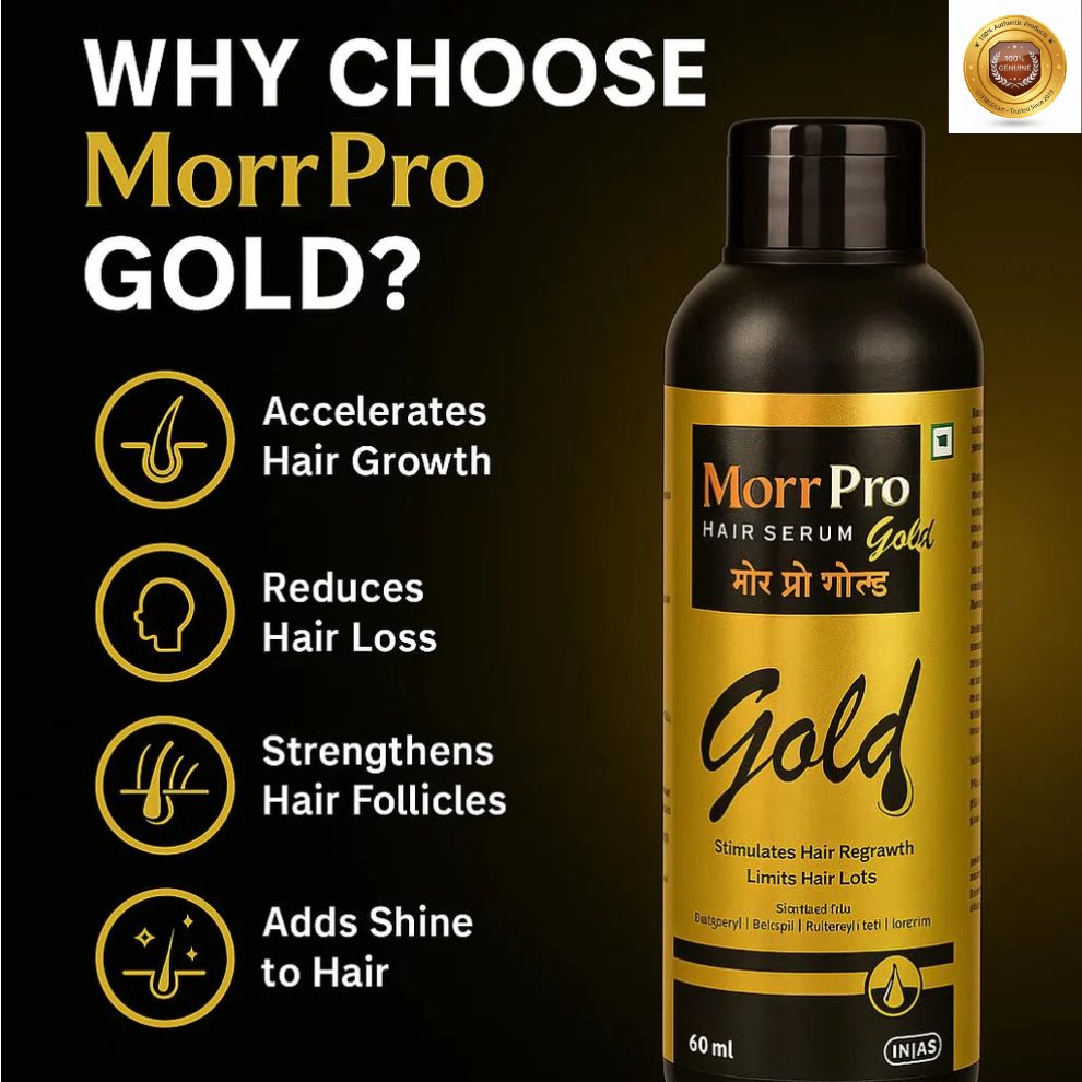 Morr Pro Gold Hair Serum, 60ml