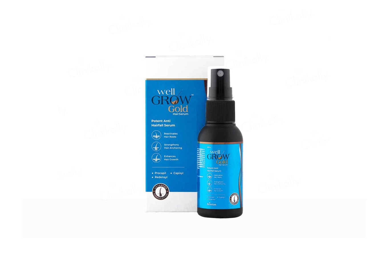 Well Grow Gold Anti-Hairfall Serum, 30ml