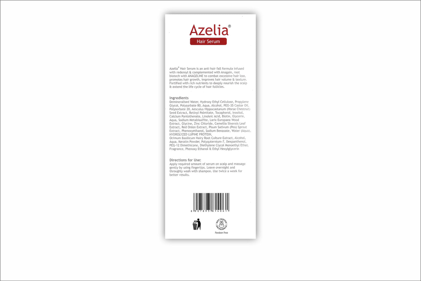 Azelia Hair Serum, 60ml