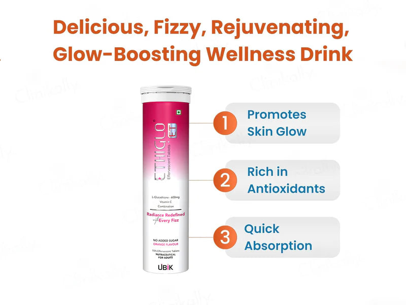 Ethiglo ET Effervescent Tablets, 15N