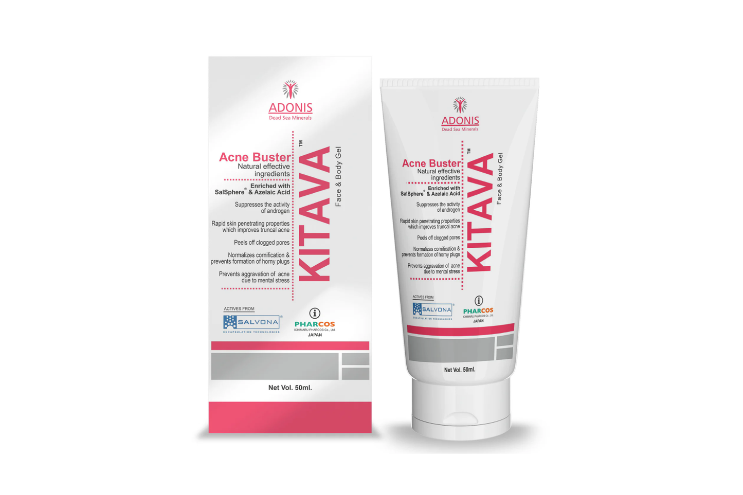 Kitava Acne Buster Face & Body Gel, 50ml
