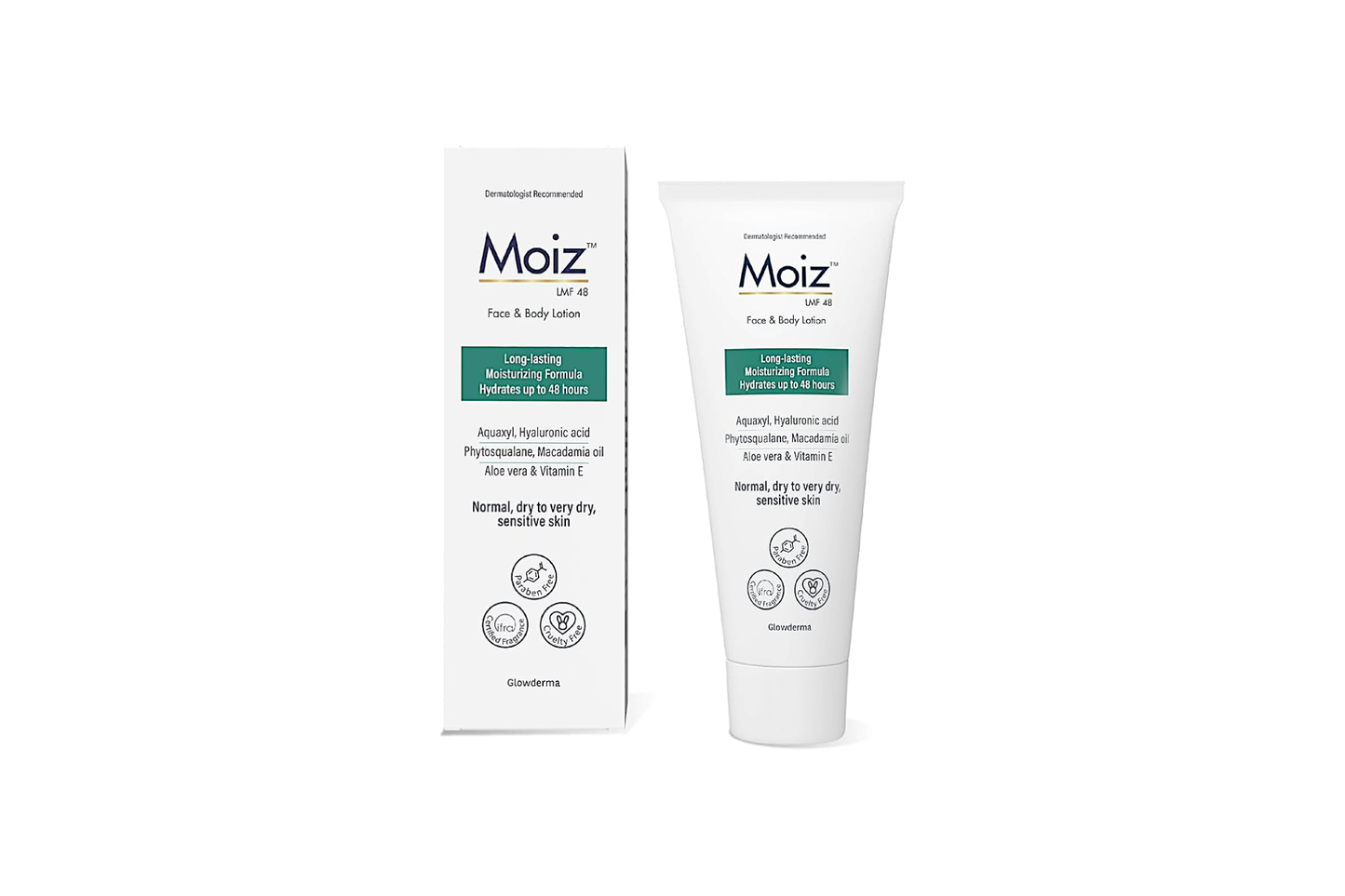 Moiz LMF48 Face & Body Lotion, 75ml