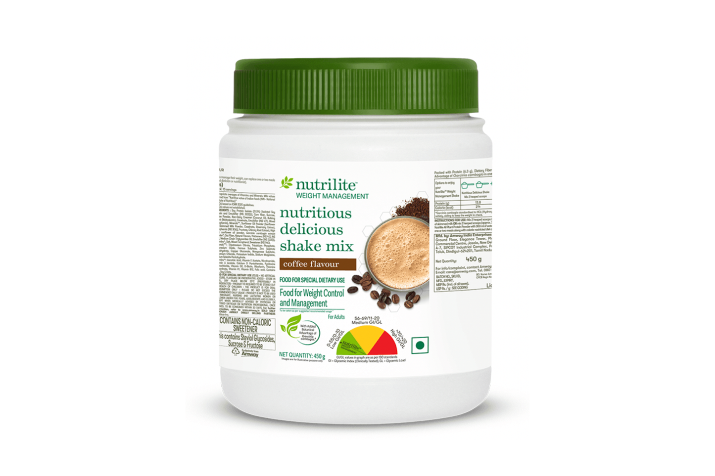 Nutrilite Weight Management - Coffee Flavour, 450gm
