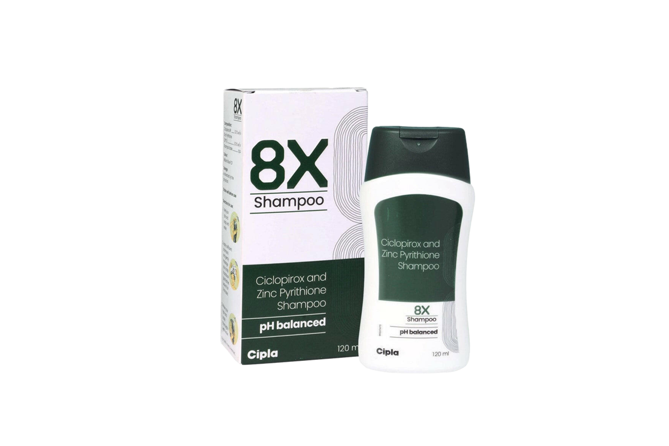 8X Shampoo, 120ml (Pack of 2)