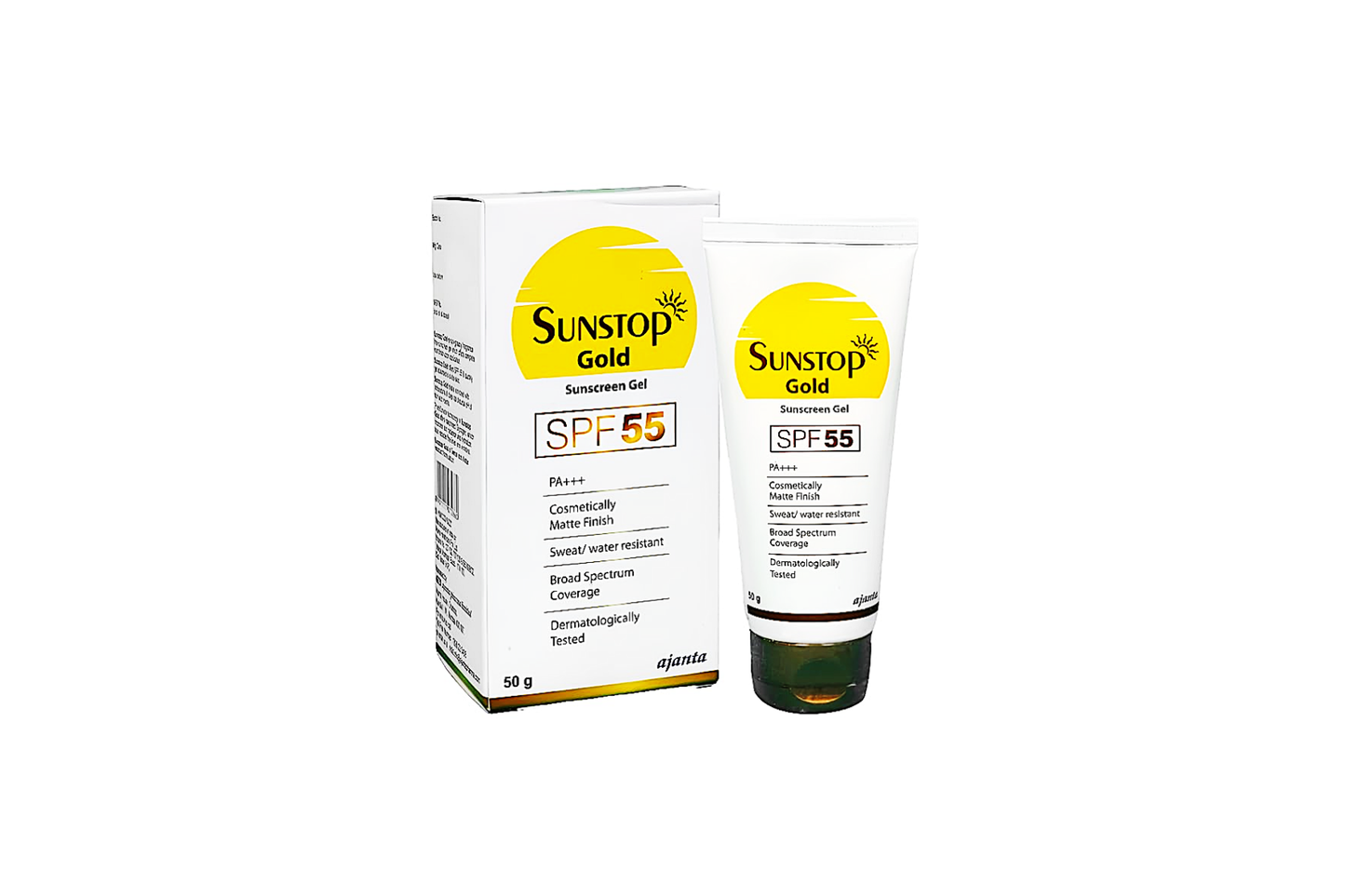 Sunstop Gold Sunscreen Gel SPF55+, 50gm