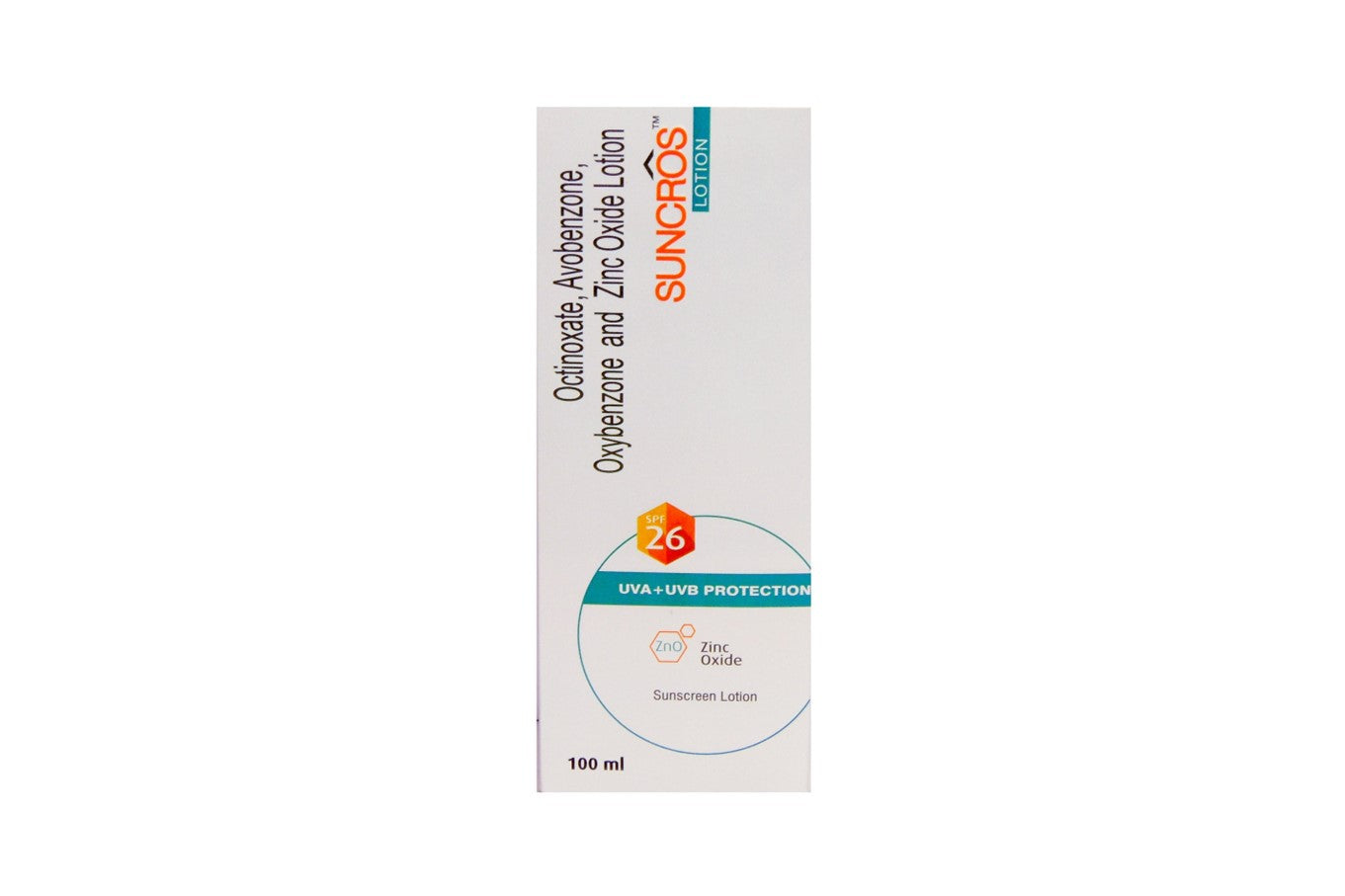 Suncros Sunscreen Lotion SPF 26+ 100ml
