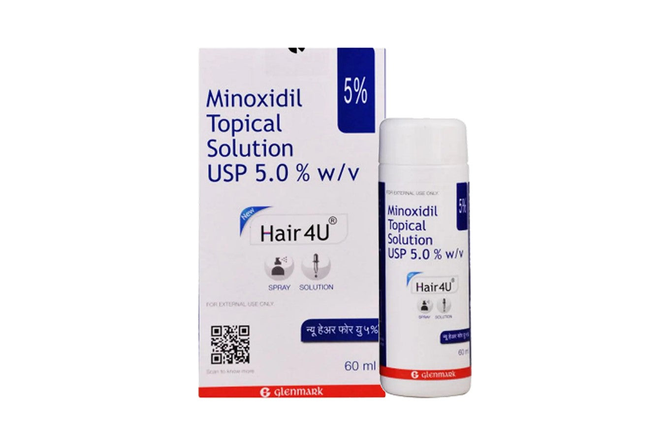 Hair4U 5 Solution, 60ml