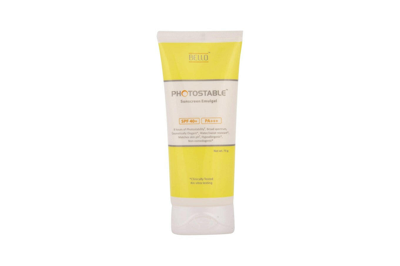 Bello New Photostable Sunscreen Emulgel SPF55+, 50gm