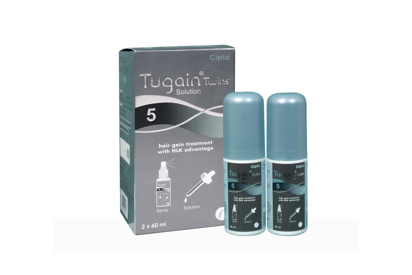 Tugain Twins 5 Solution 2x60ml
