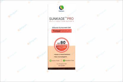 Sunkage Pro Silicon Sunscreen Gel SPF80+, 50ml
