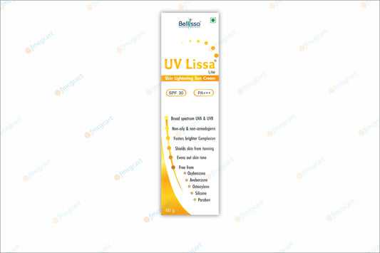 UV Lissa Lite Sun Cream SPF 30+, 50gm