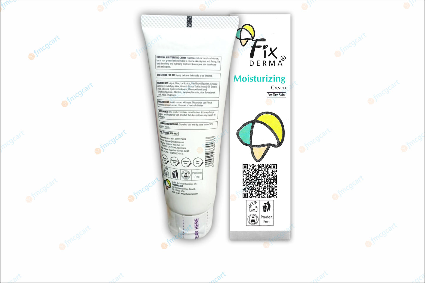 FixDerma Moisturizing Cream for Dry Skin, 60gm