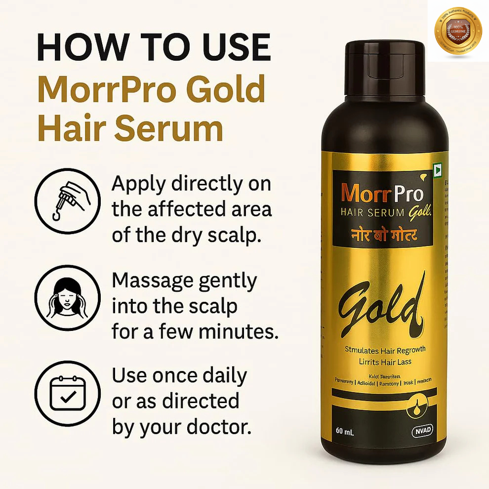 Morr Pro Gold Hair Serum, 60ml