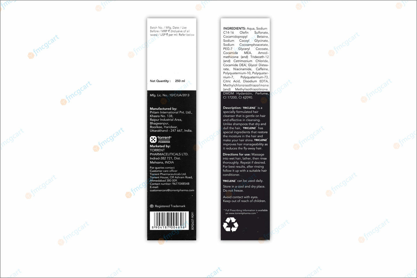 Triclenz Hair Cleanser, 250ml