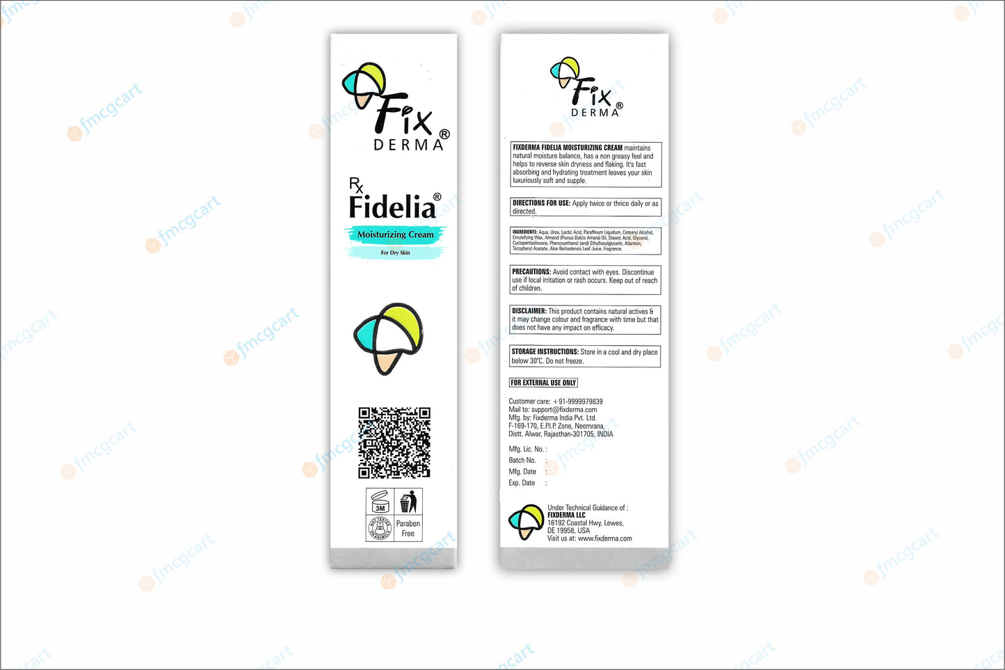 Fidelia Moisturizing Cream for Dry Skin, 75gm
