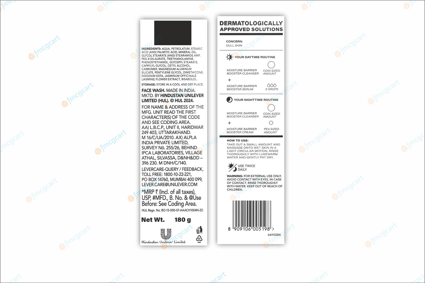 Novology Moisture Barrier Booster Cleanser, 180gm