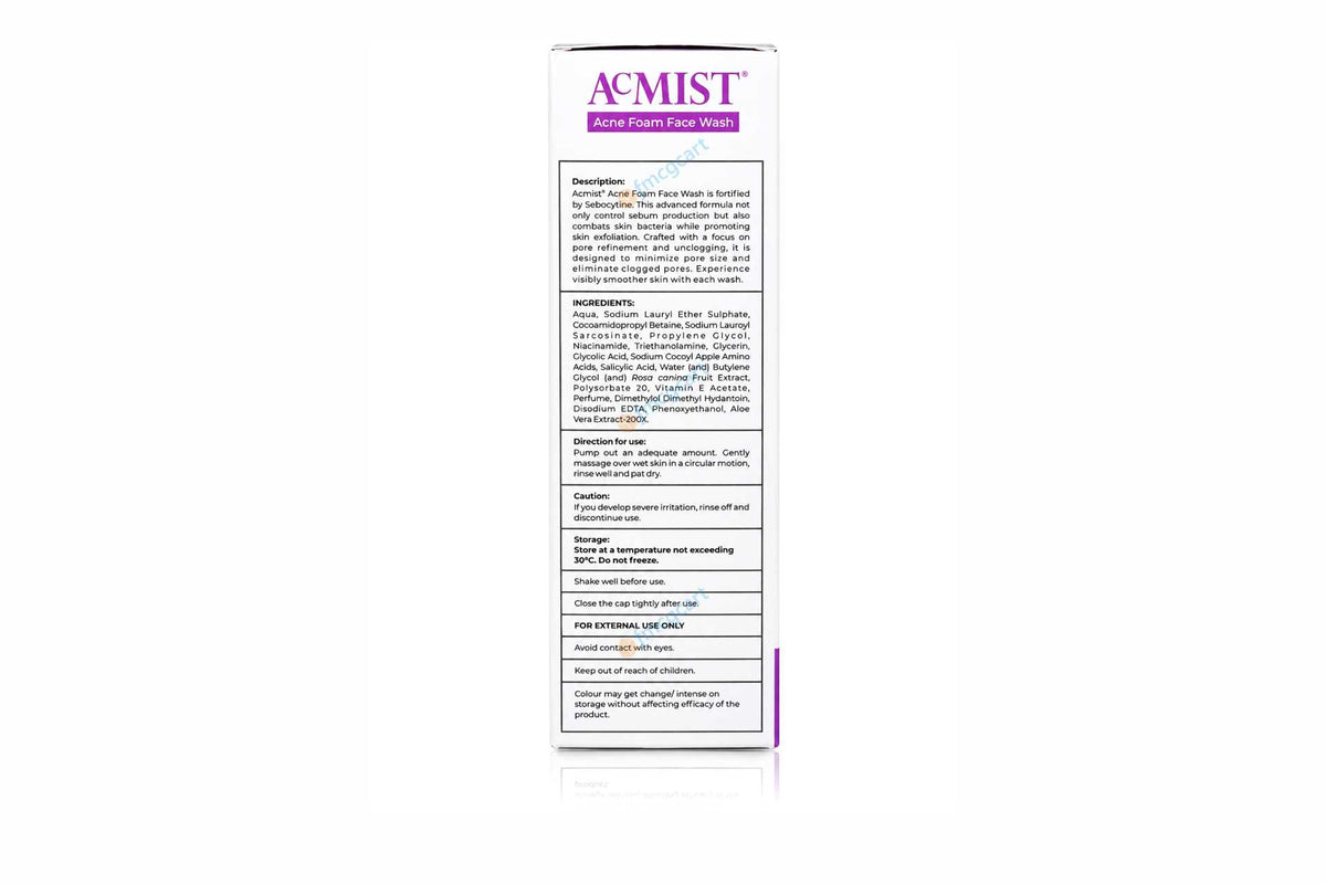 Acmist Acne Foam Face Wash, 100ml