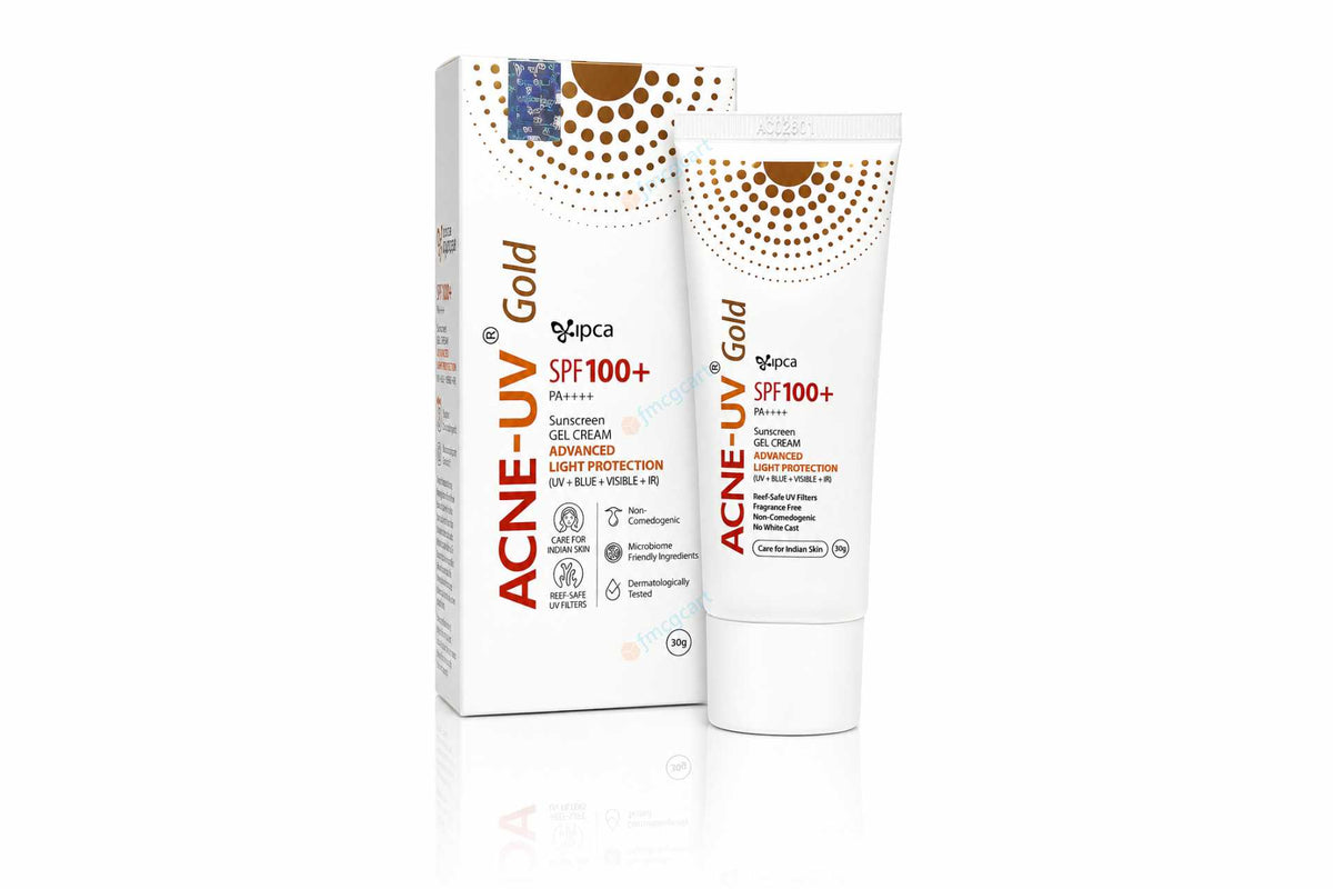 Acne UV Gold Sunscreen Gel Cream SPF100+, 30gm