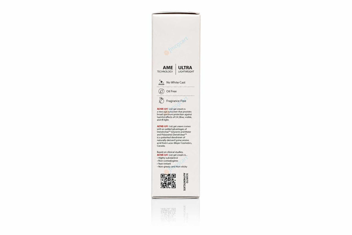 Acne UV Gold Sunscreen Gel Cream SPF100+, 30gm