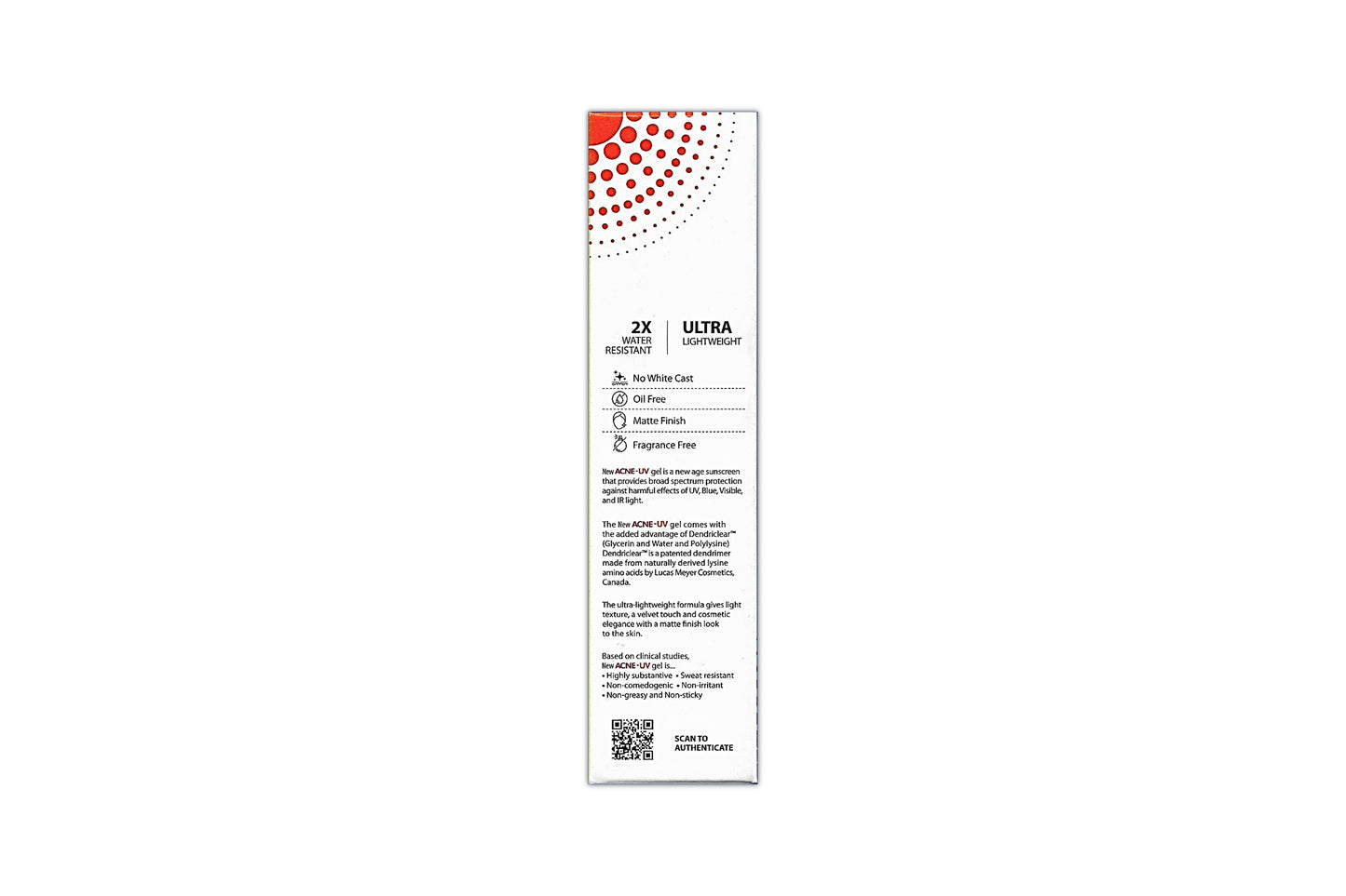 Acne-UV Silicon Sunscreen Gel SPF30 PA+++, 60gm