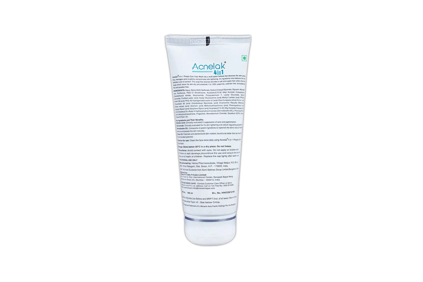 Acnelak 4in1 Pimple Care Face Wash, 100ml