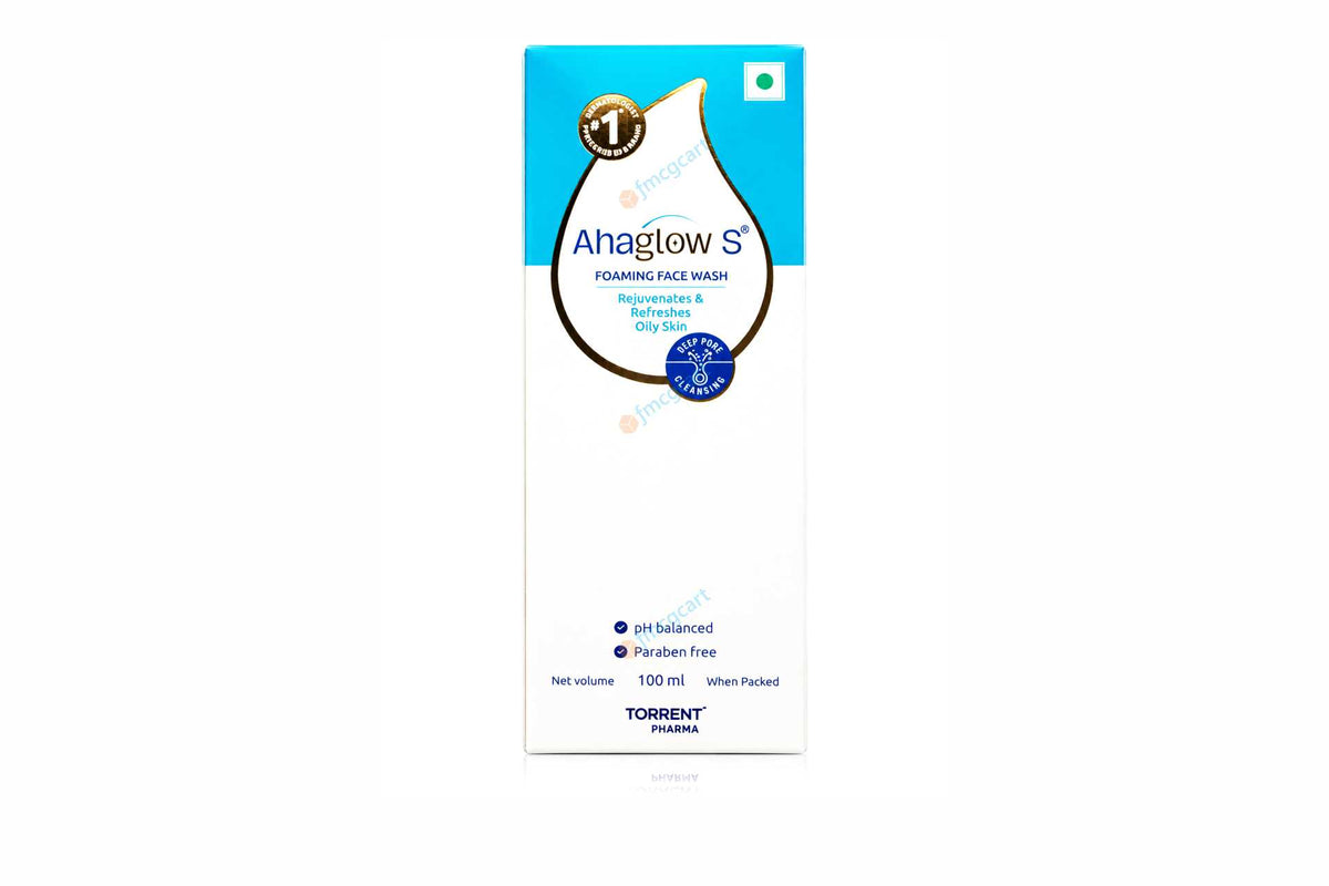 Ahaglow S Foaming Face Wash, 100ml