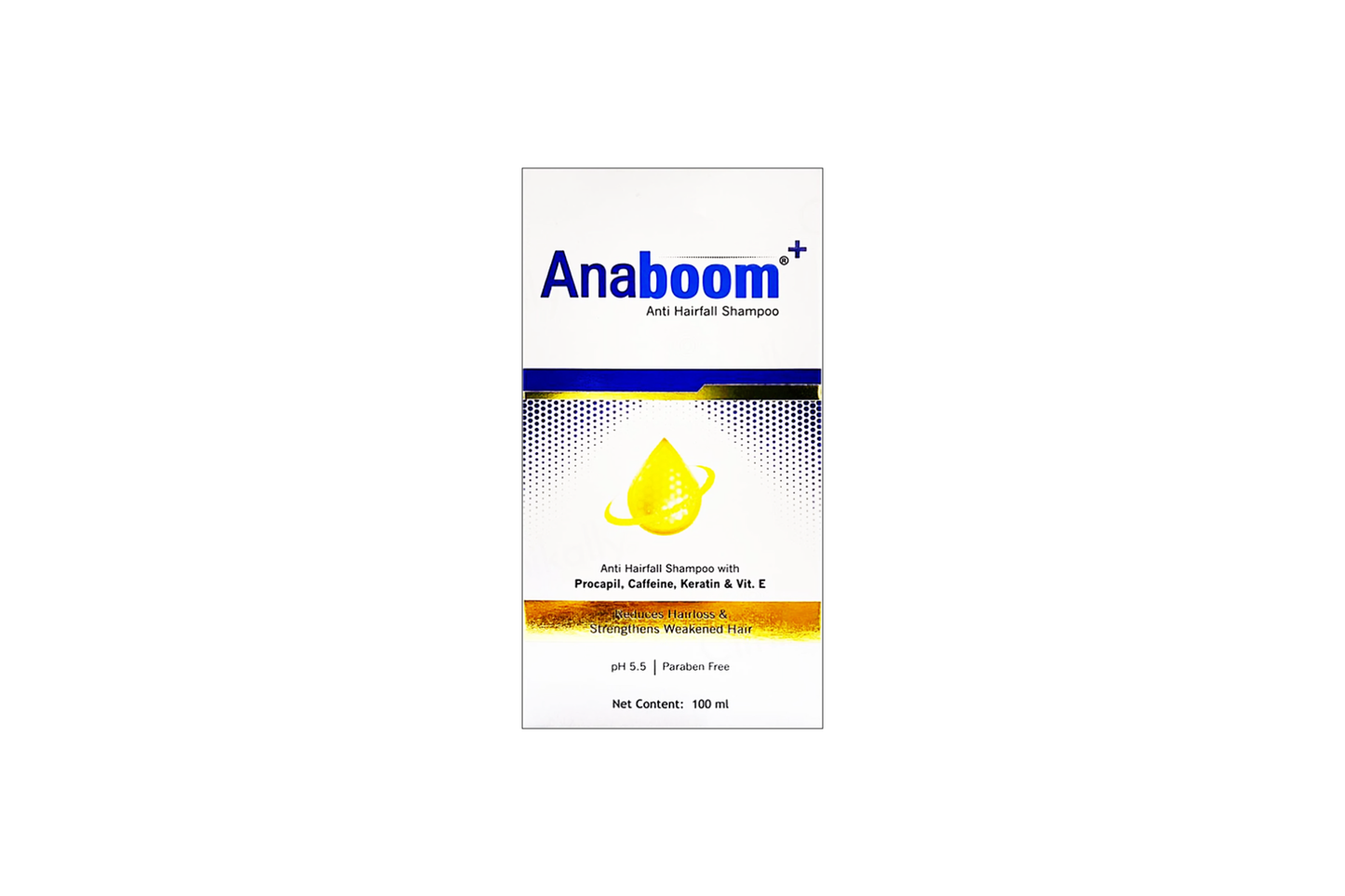 Anaboom+ Anti Hair Fall Shampoo, 100ml (Pack of 2)