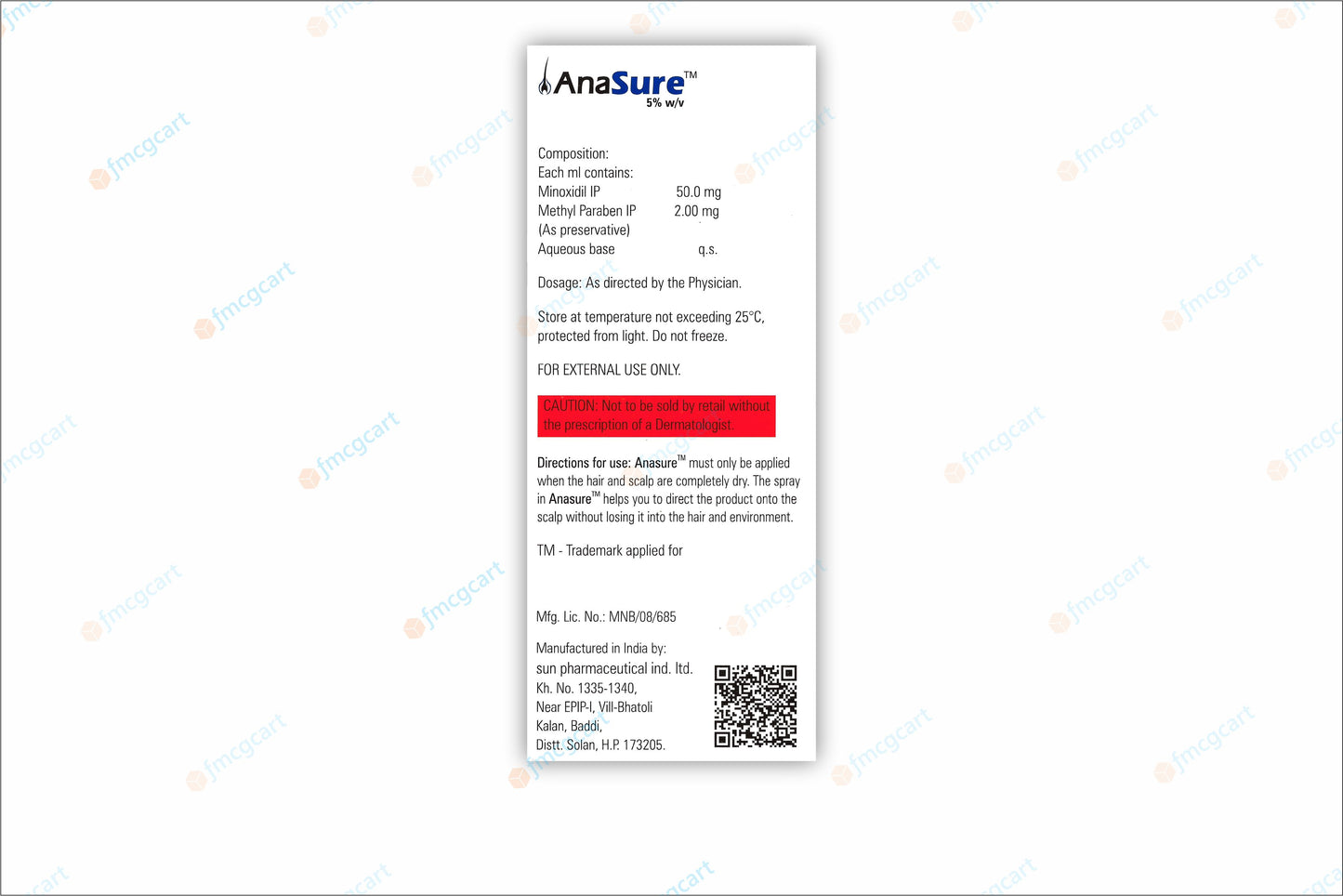 Anasure 5% Solution, 60ml