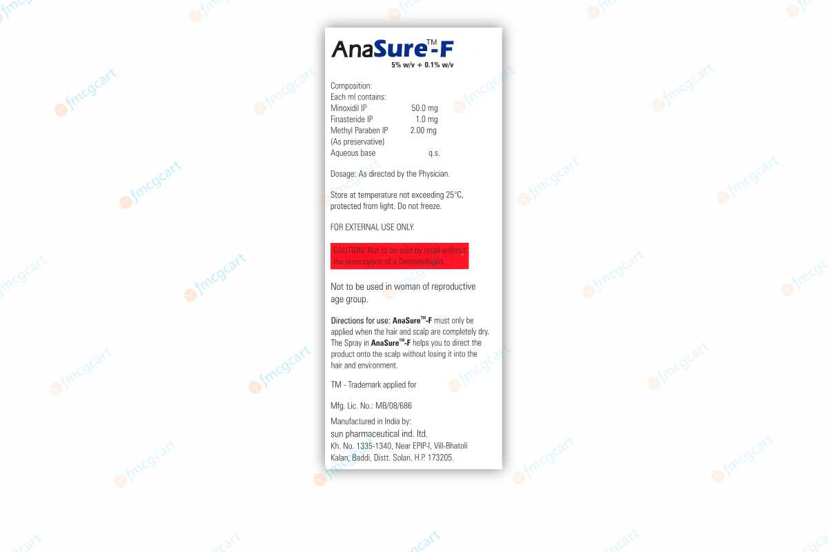 Anasure F 5% Solution, 60ml