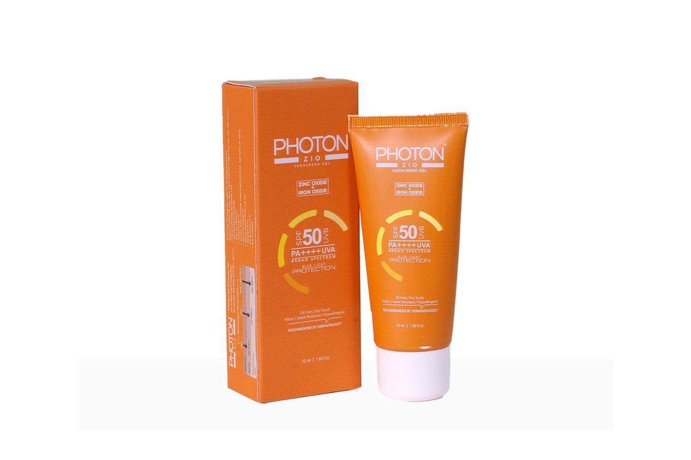 Photon Zio Sunscreen Gel SPF 50+ 50ml