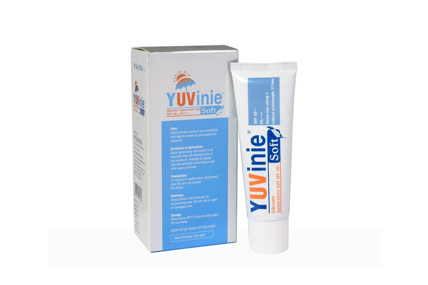 YUVinie Soft Silicon Sunscreen Gel SPF 50+ 50gm