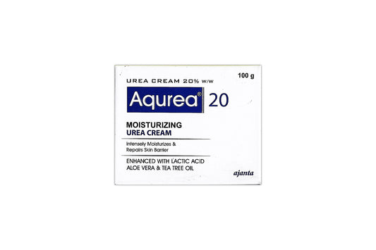 Aqurea 20 Moisturizing Urea Cream, 100gm