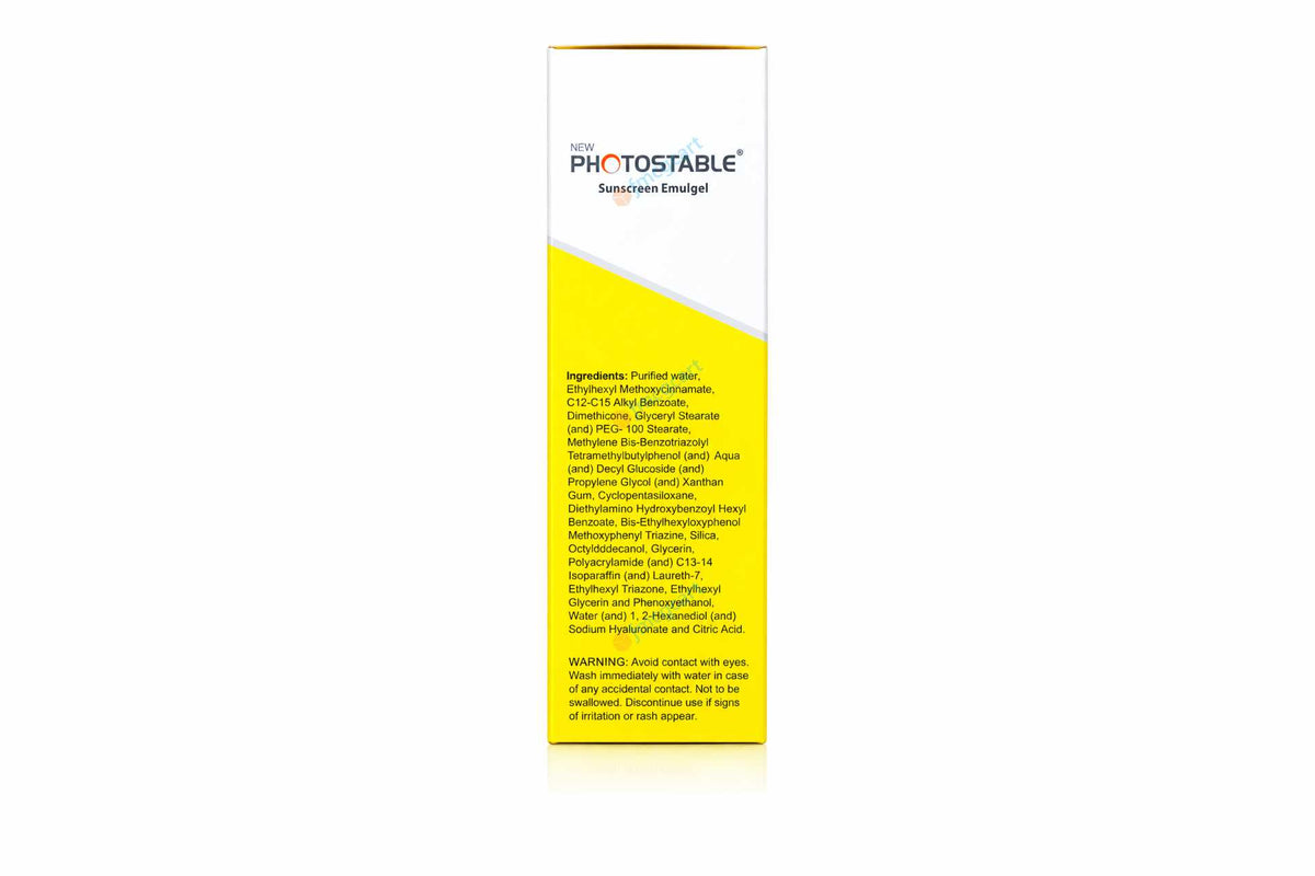 Bello New Photostable Sunscreen Emulgel SPF55+, 50gm