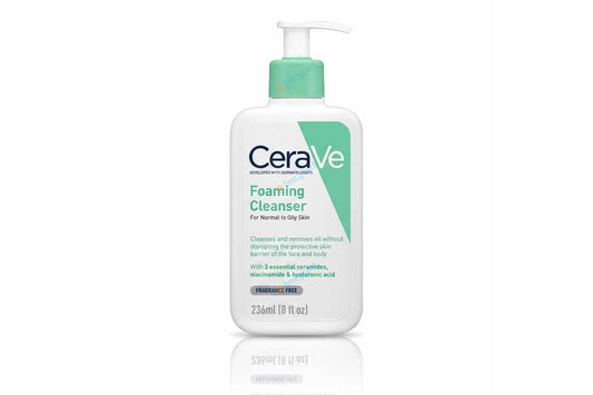 CeraVe Foaming Cleanser For Normal to Oily Skin, 236ml