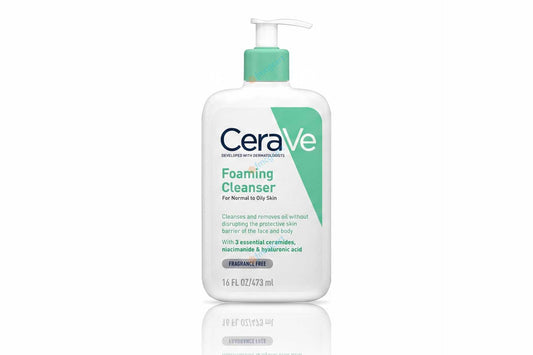 CeraVe Foaming Cleanser For Normal to Oily Skin, 473ml