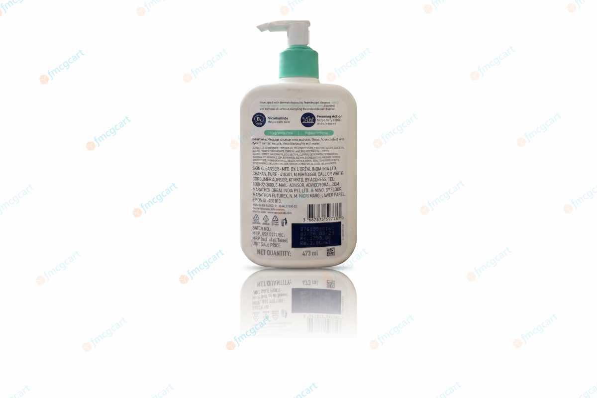 CeraVe Foaming Cleanser For Normal to Oily Skin, 473ml