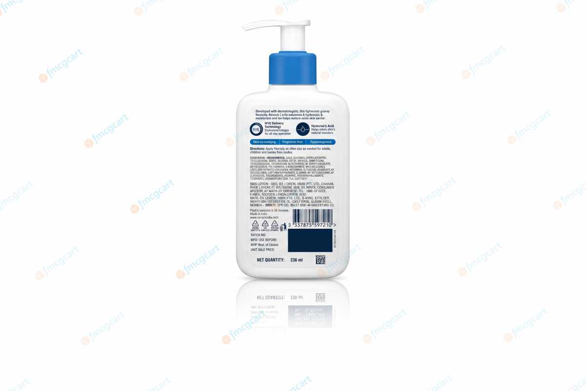CeraVe Moisturising Lotion for Normal to Dry Skin, 236ml