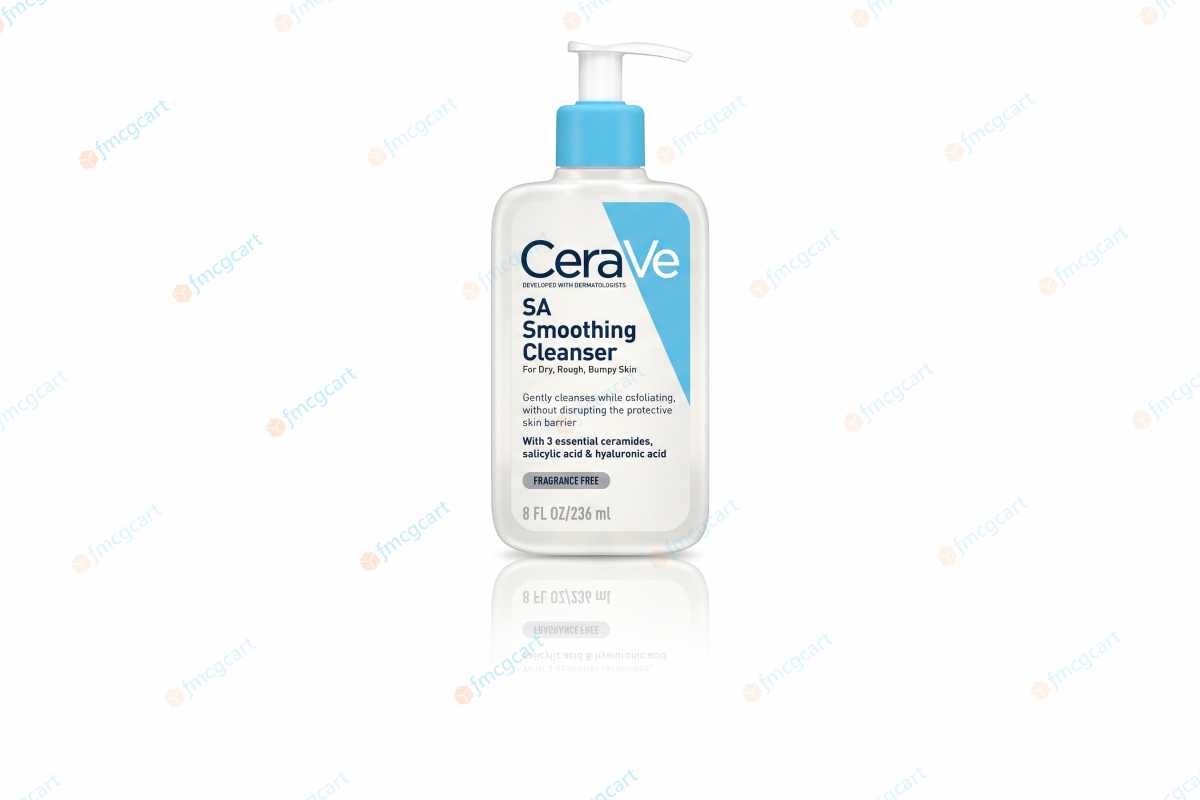 CeraVe SA Smoothing Cleanser For Dry, Rough, Bumpy Skin, 236ml