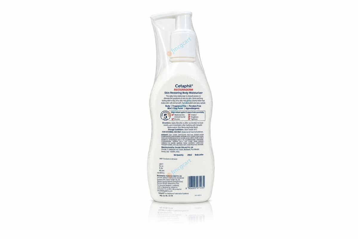 Cetaphil Restoraderm Skin Restoring Body Moisturizer, 295ml