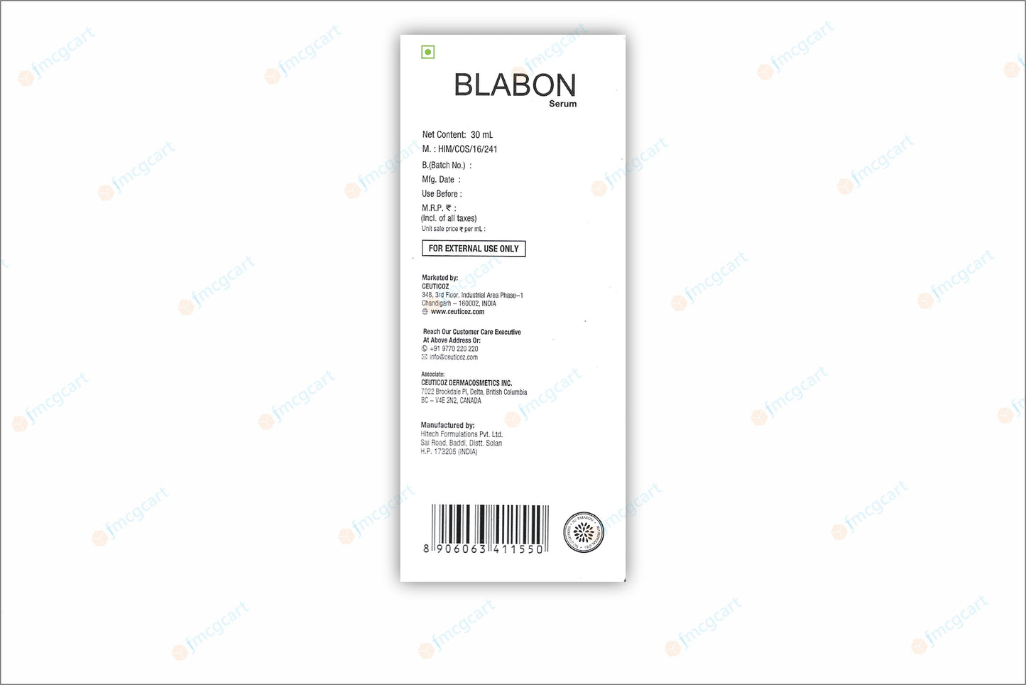 Ceuticoz Blabon Niacinamide Serum, 30ml