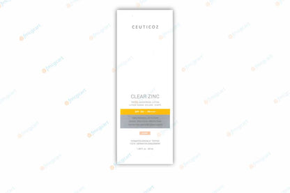 Ceuticoz Clear Zinc Tinted Sunscreen Lotion SPF50+, 50gm