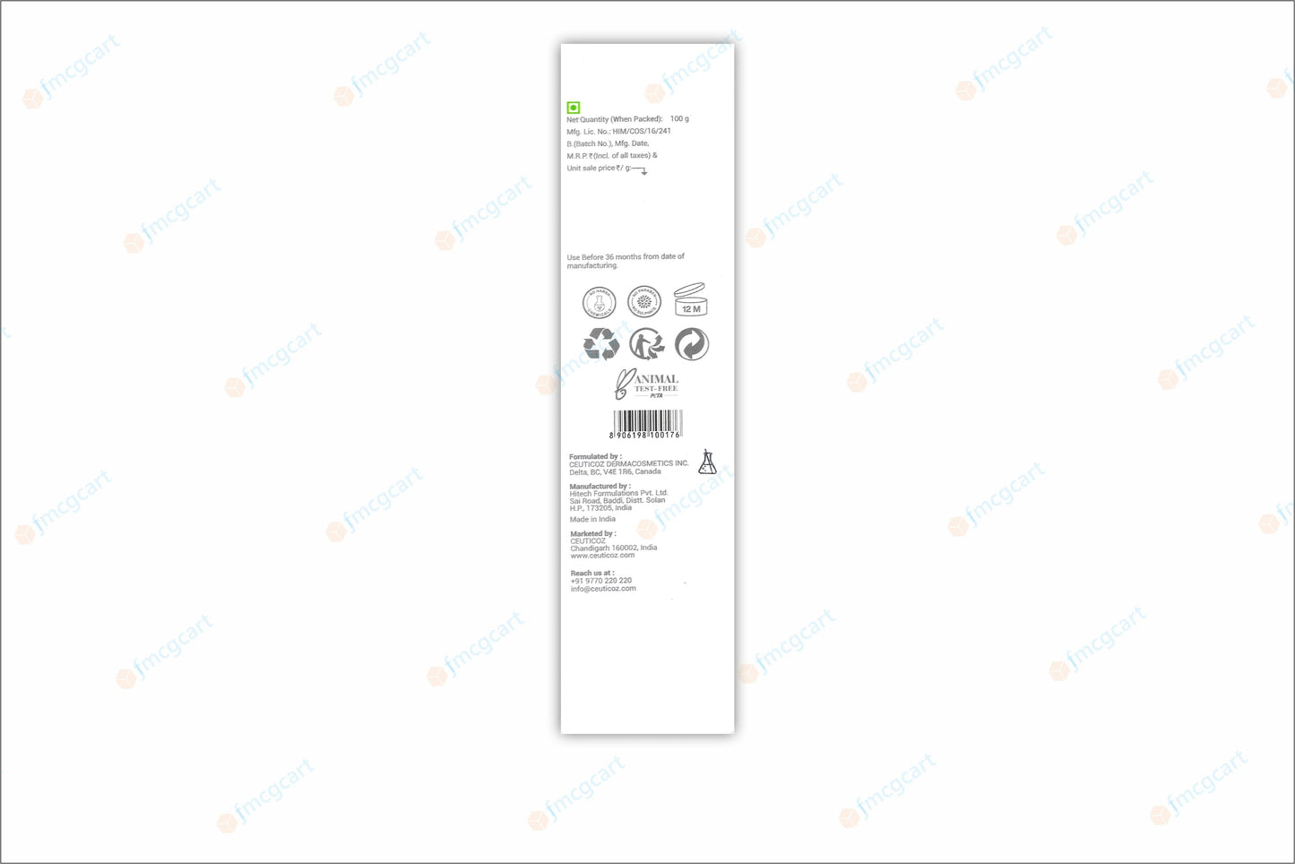 Ceuticoz Duvitin Moisturising Cream, 100gm