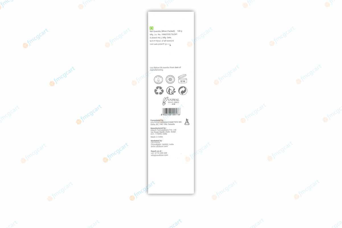 Ceuticoz Duvitin Moisturising Cream, 100gm