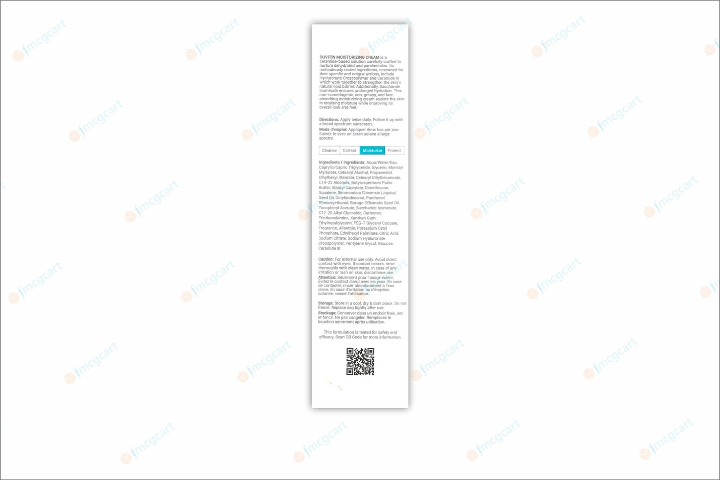 Ceuticoz Duvitin Moisturising Cream, 100gm