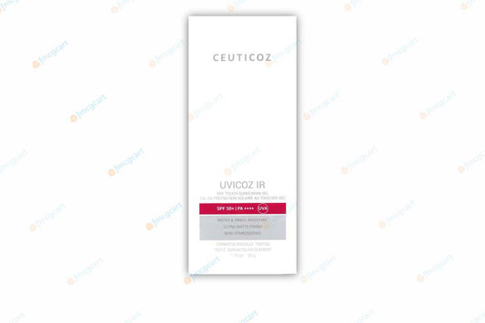 Ceuticoz Uvicoz IR Dry Touch Sunscreen Gel SPF50+, 50gm