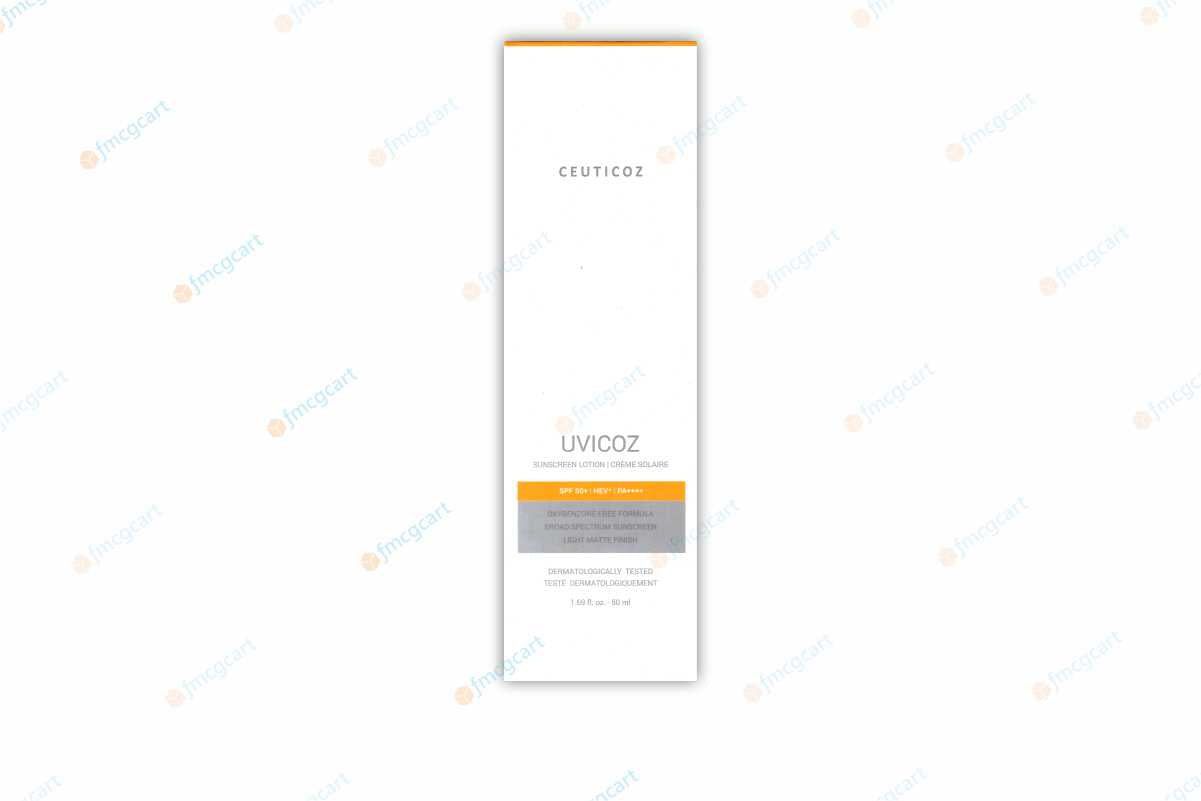 Ceuticoz Uvicoz Sunscreen Lotion SPF50+, 50ml