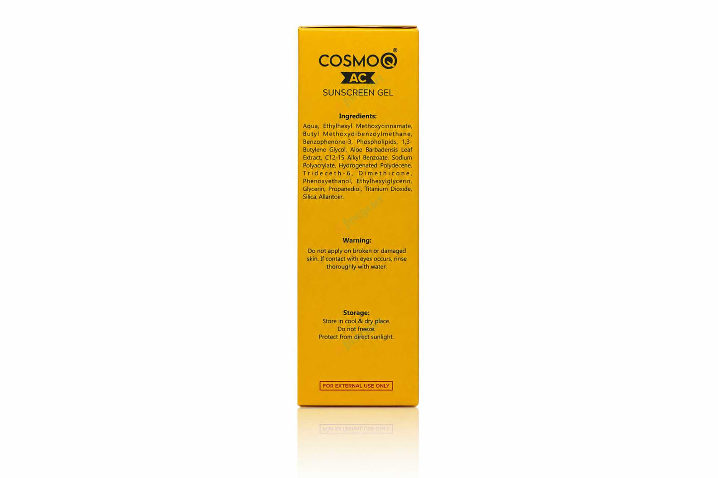 Cosmoq AC Sunscreen Gel SPF30+, 60gm