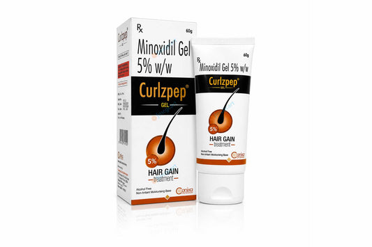 Curlzpep 5% Alcohol Free Gel, 60gm