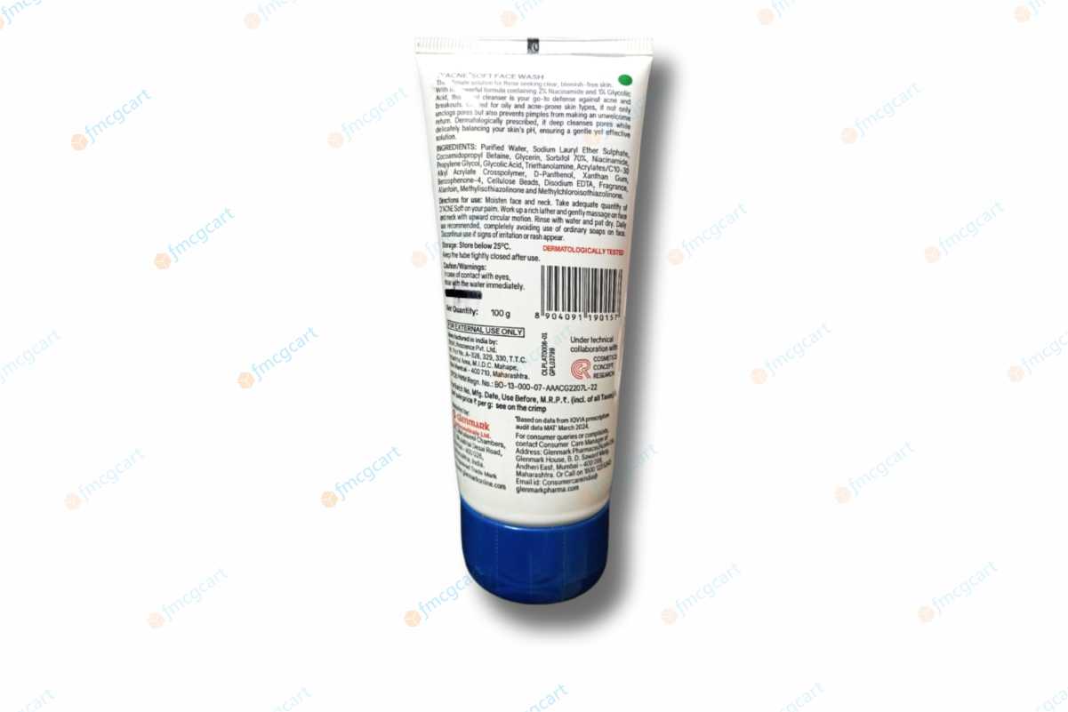 D Acne Soft Face Wash, 100gm