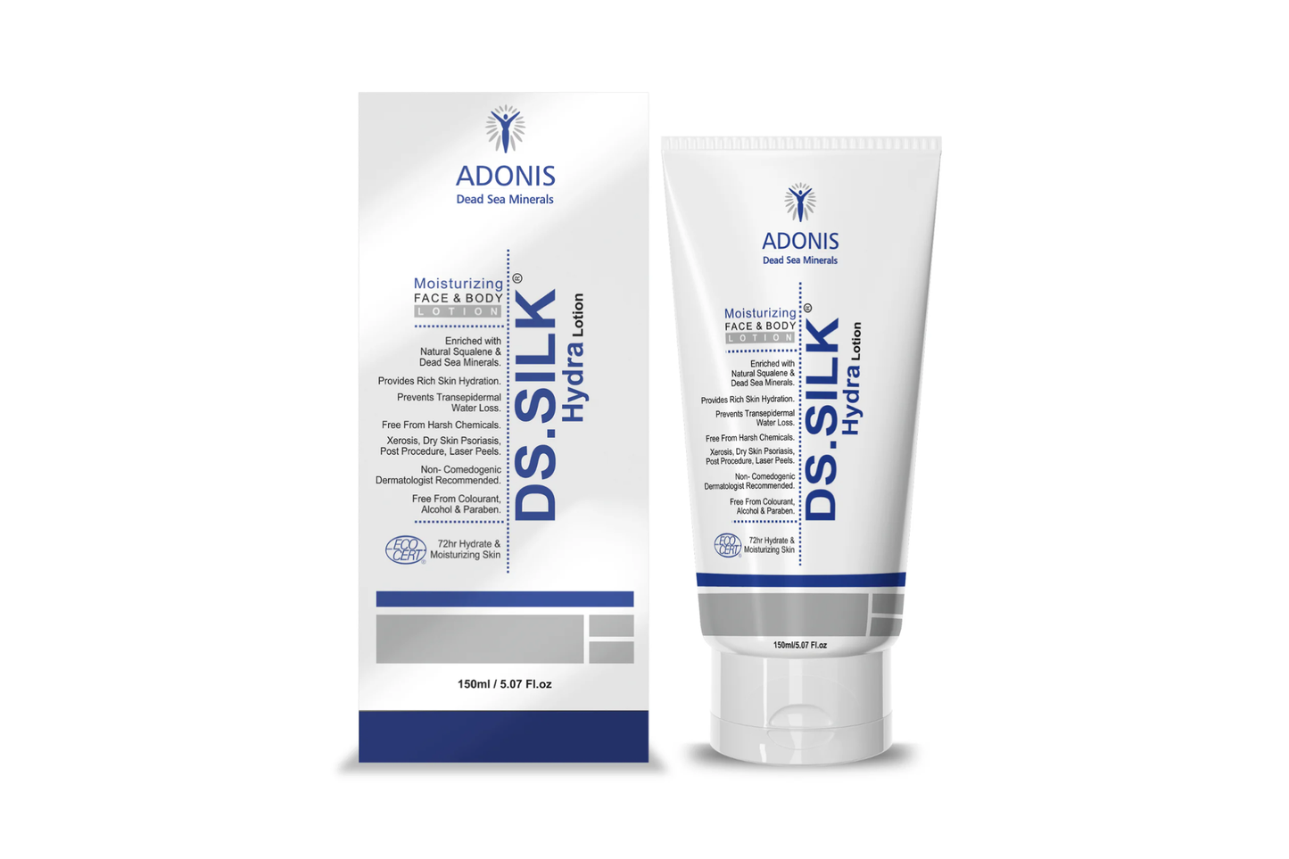 DS.SILK Hydra Moisturizing Face & Body Lotion, 150ml